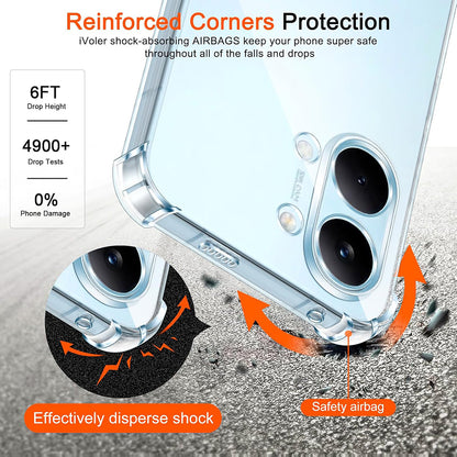 Custodia per Xiaomi Poco X8 Pro Max, Techsuit, Shockproof Clear, Trasparente