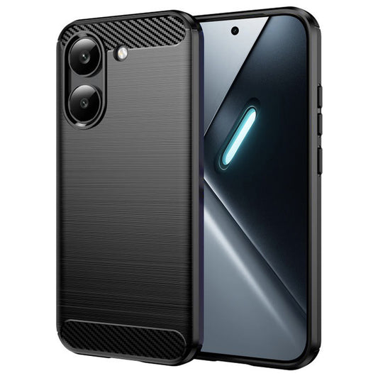 Custodia per Xiaomi Poco X8 Pro, Techsuit, Carbonio, Nera