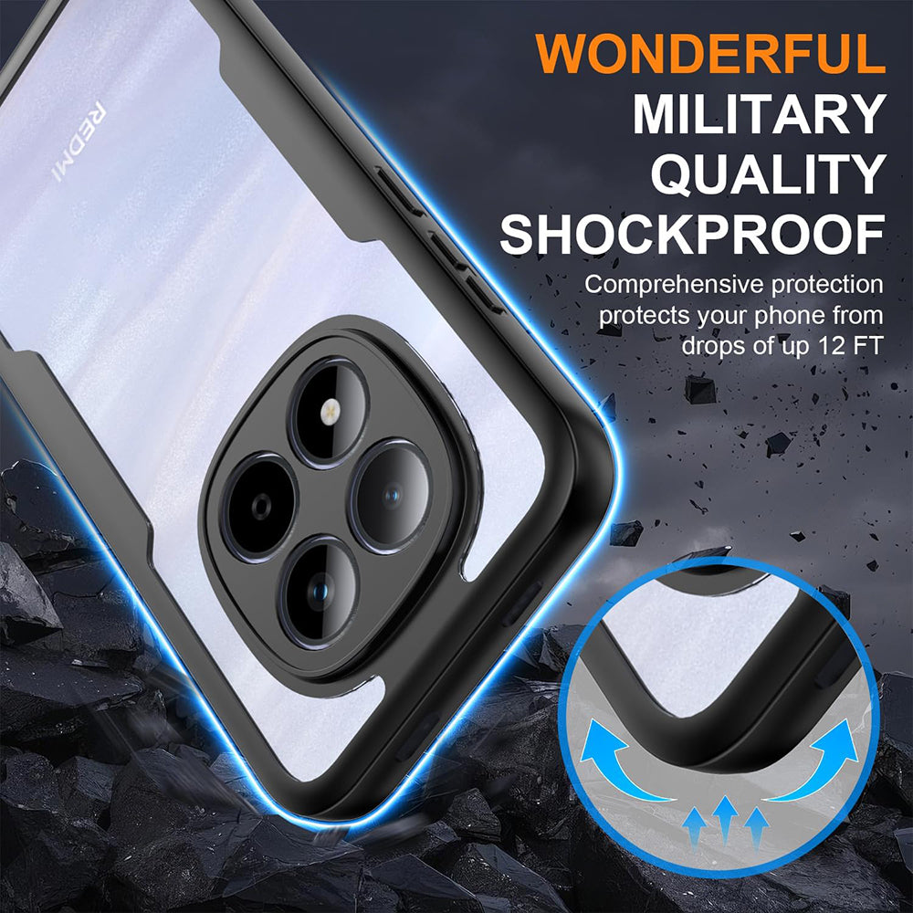 Custodia per Xiaomi Poco X8 Pro, Techsuit, ColorVerse 360, Nera