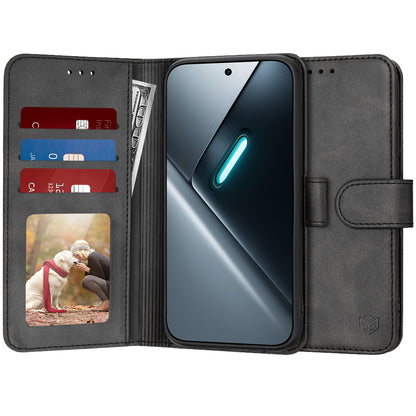 Custodia per Xiaomi Poco X8 Pro, Techsuit, Diary Book, Nera