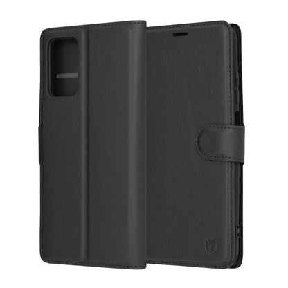 Custodia per Xiaomi Redmi 10 2022 / 10 (2021), Techsuit, Leather Folio, Nera
