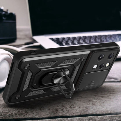 Custodia per Xiaomi Redmi 12 5G / 12, Techsuit, CamShield, Nera