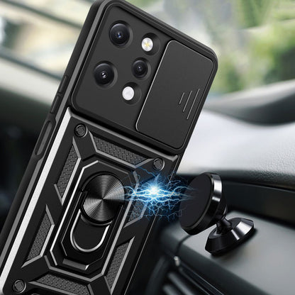 Custodia per Xiaomi Redmi 12 5G / 12, Techsuit, CamShield, Nera