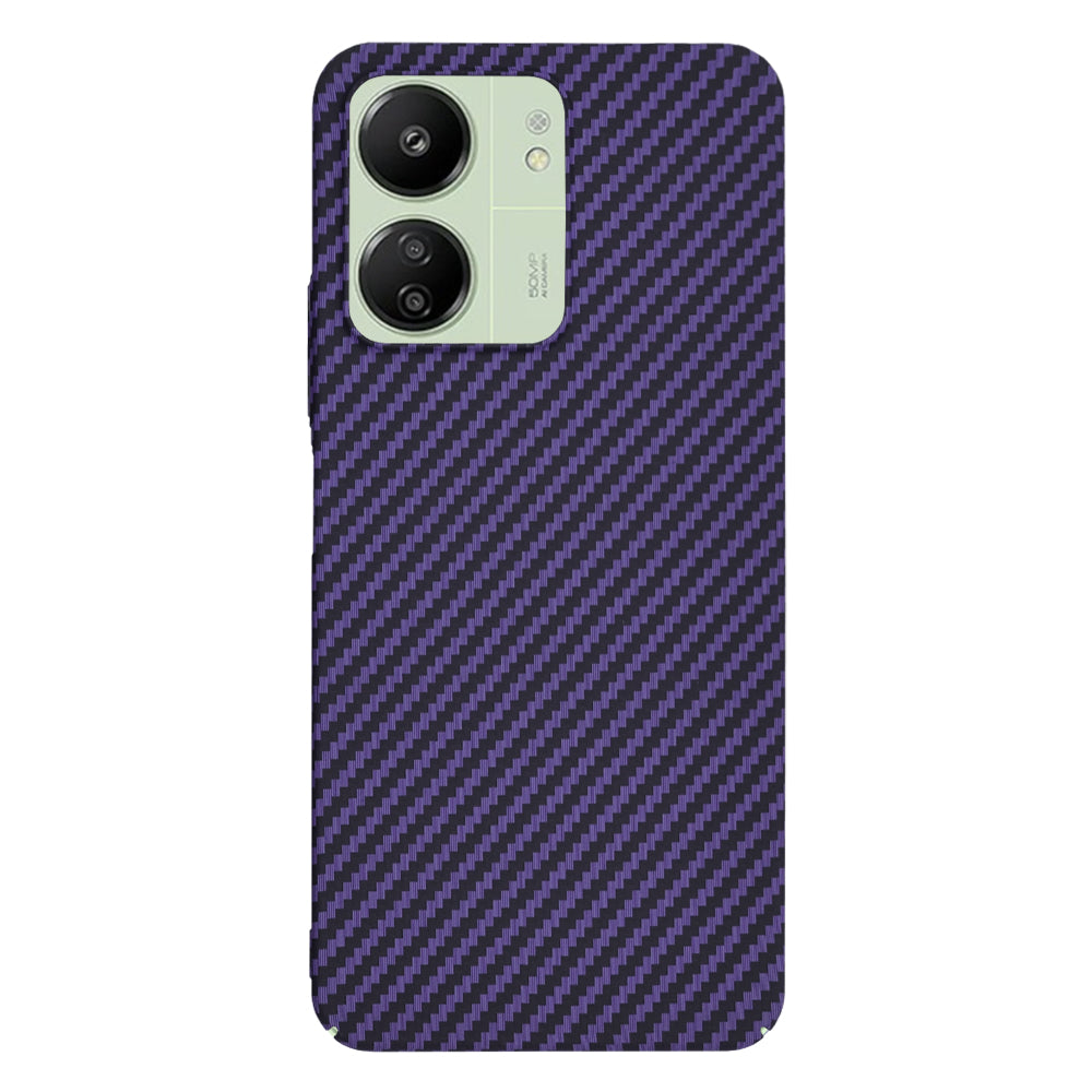 Custodia per Xiaomi Redmi 13C 5G / 13C / Poco C65, Techsuit, Carbonite FiberShell, Viola