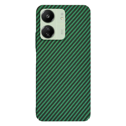 Custodia per Xiaomi Redmi 13C 5G / 13C / Poco C65, Techsuit, Carbonite FiberShell, Verde