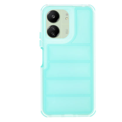 Custodia per Xiaomi Redmi 13C 5G / 13C / Poco C65, Techsuit, Wave Shield, Turchese