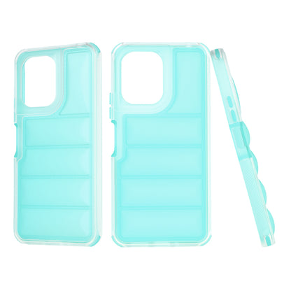 Custodia per Xiaomi Redmi 13C 5G / 13C / Poco C65, Techsuit, Wave Shield, Turchese