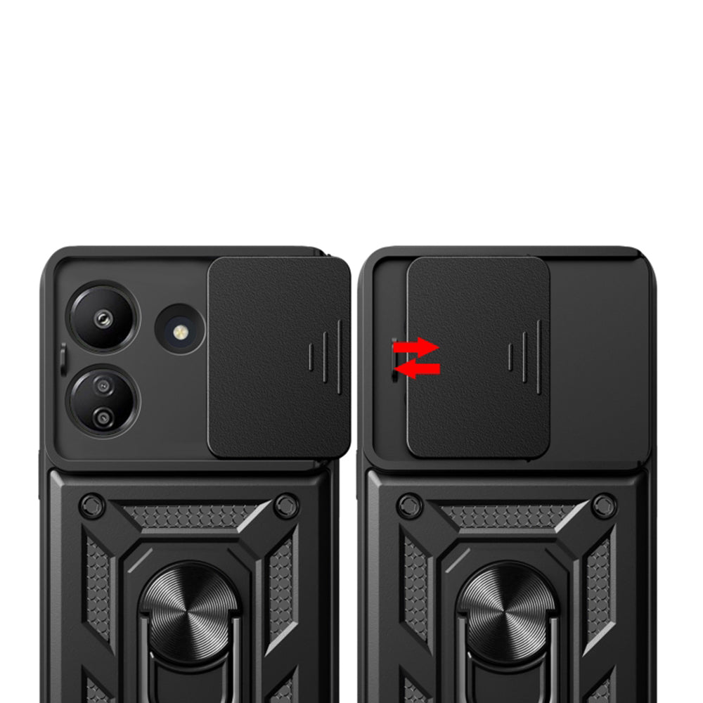 Custodia per Xiaomi Redmi 13C 5G, Techsuit, CamShield, Blu