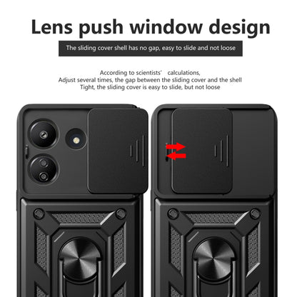 Custodia per Xiaomi Redmi 13C 5G, Techsuit, CamShield, Nera