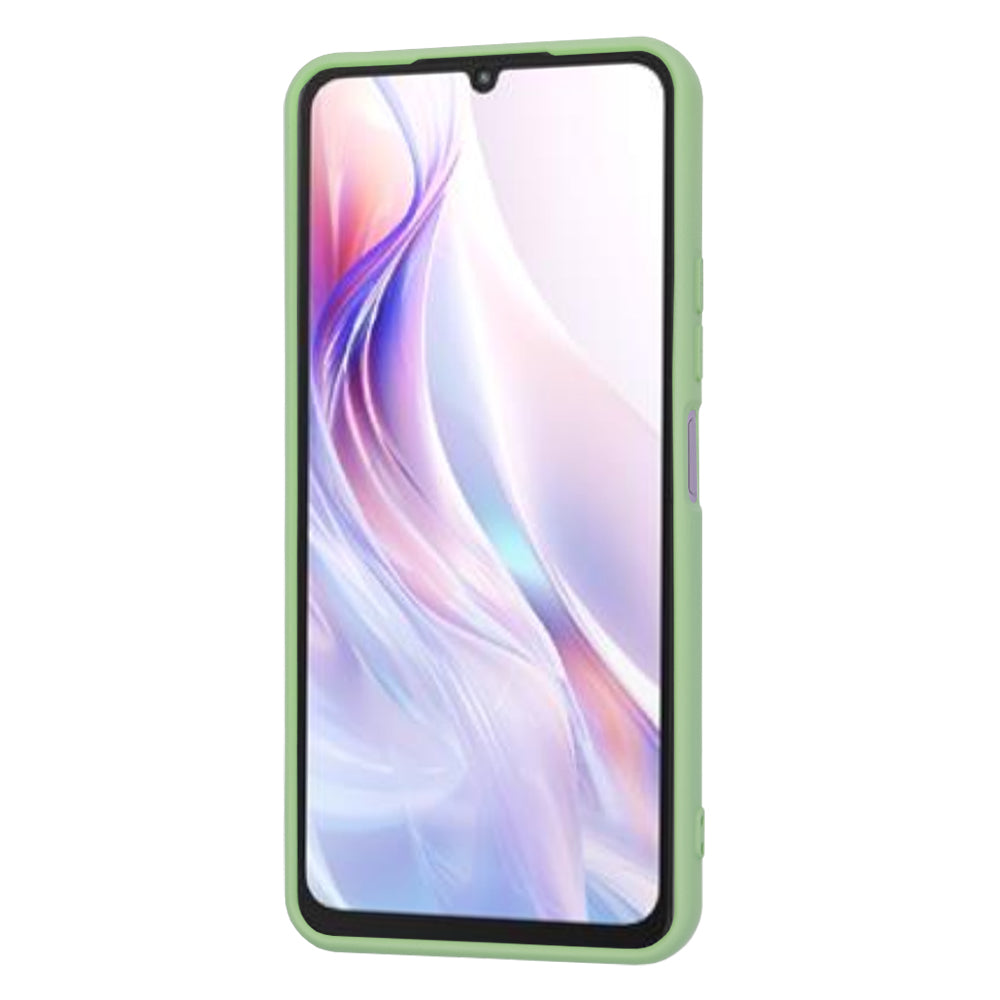 Custodia per Xiaomi Redmi 13C 5G, Techsuit, SoftFlex, Verde Chiaro
