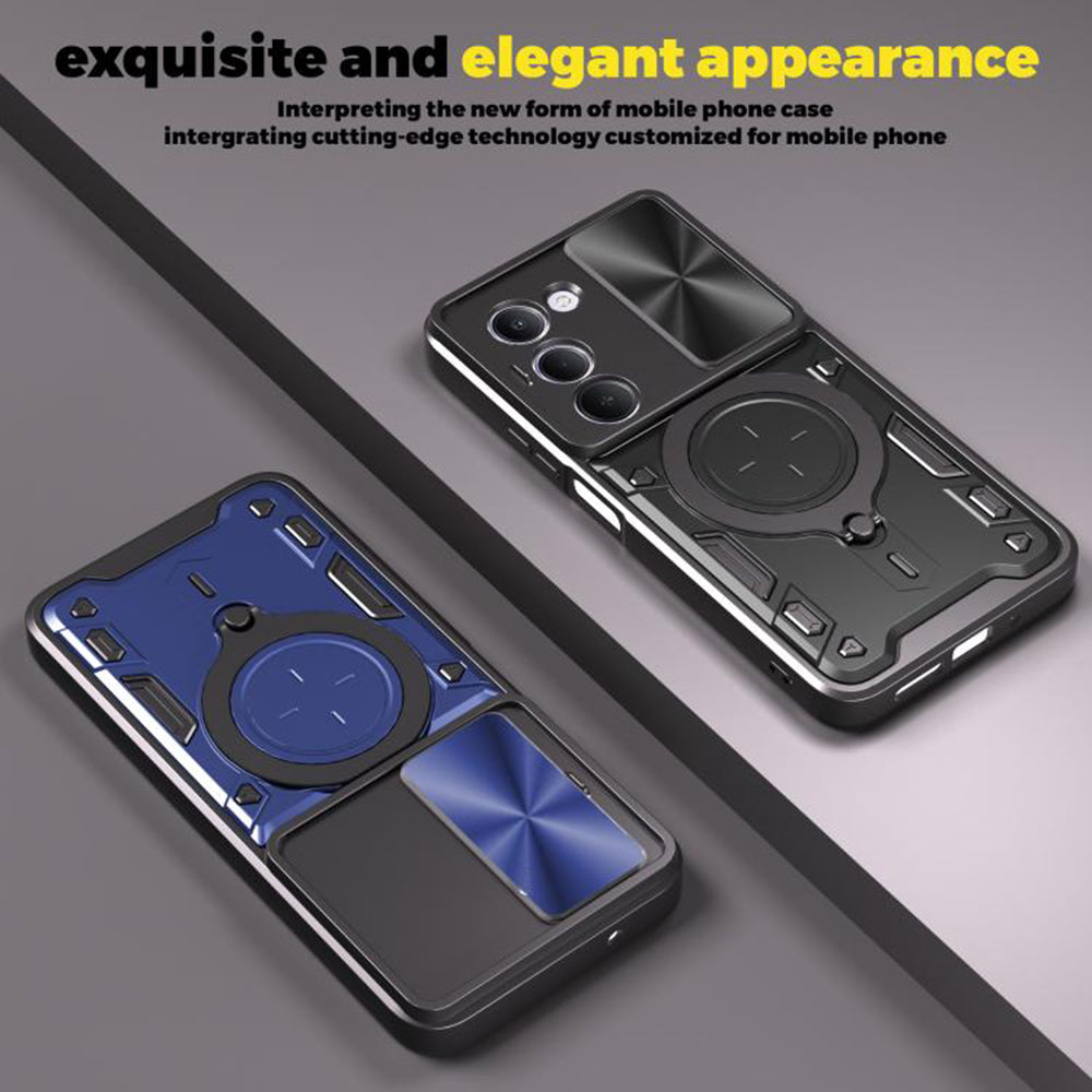 Custodia per Xiaomi Redmi 15 5G / 15 4G, Techsuit, CamGuard Pro, Blu