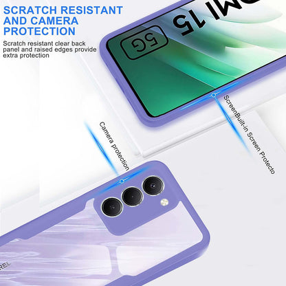 Custodia per Xiaomi Redmi 15 5G / 15 4G, Techsuit, ColorVerse 360, Viola
