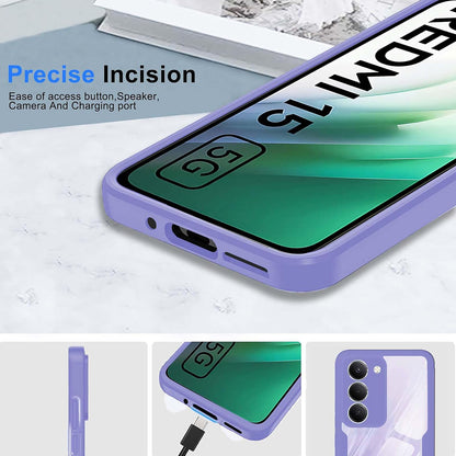 Custodia per Xiaomi Redmi 15 5G / 15 4G, Techsuit, ColorVerse 360, Viola