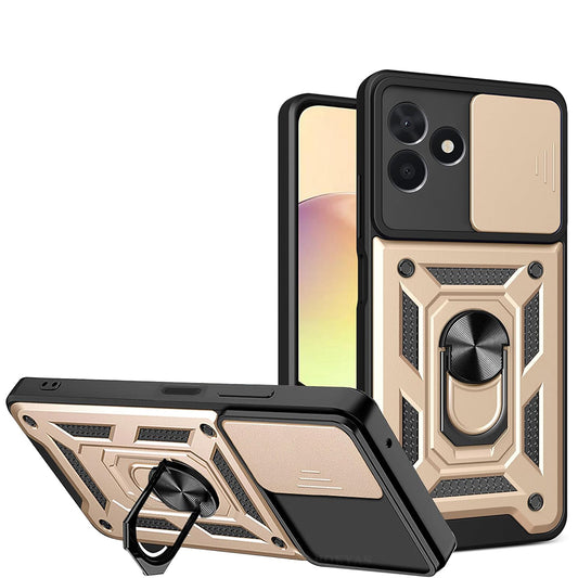 Custodia per Xiaomi Redmi 15C 5G / 15C 4G, Techsuit, CamShield, Dorata