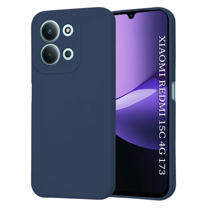 Custodia per Xiaomi Redmi 15C 5G / 15C 4G, Techsuit, SoftFlex, Blu scuro