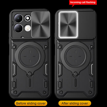 Custodia per Xiaomi Redmi 17 5G / 17 4G, Techsuit, CamGuard Pro, rosa dorato