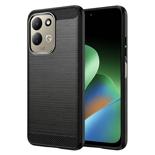 Custodia per Xiaomi Redmi 17 5G / 17 4G, Techsuit, Carbonio, Nera