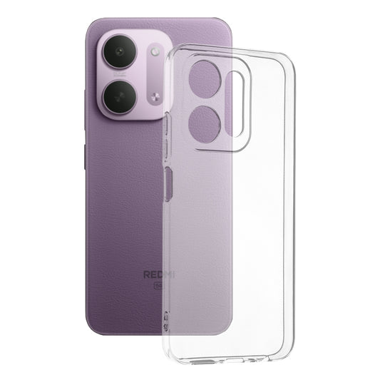 Custodia per Xiaomi Redmi 17C 5G, Techsuit, Chiara, Trasparente