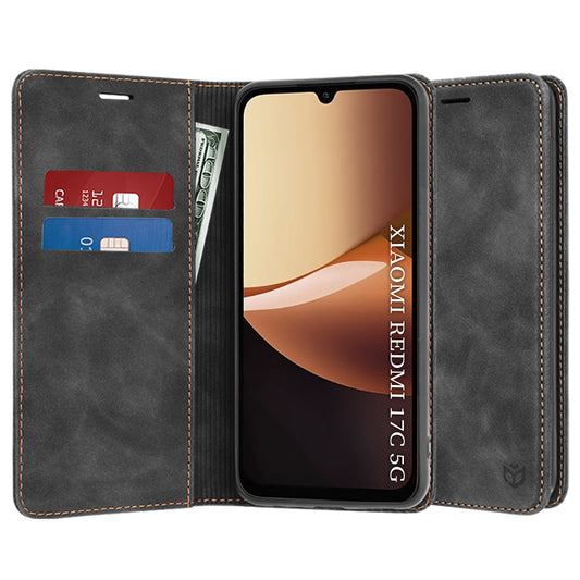 Custodia per Xiaomi Redmi 17C 5G, Techsuit, Confy, Nera