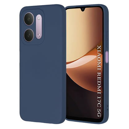 Custodia per Xiaomi Redmi 17C 5G, Techsuit, SoftFlex, blu navy