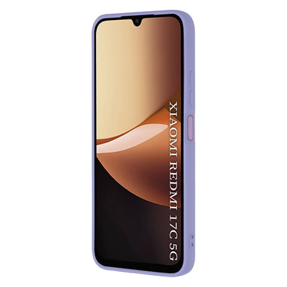 Custodia per Xiaomi Redmi 17C 5G, Techsuit, SoftFlex, Viola Chiaro