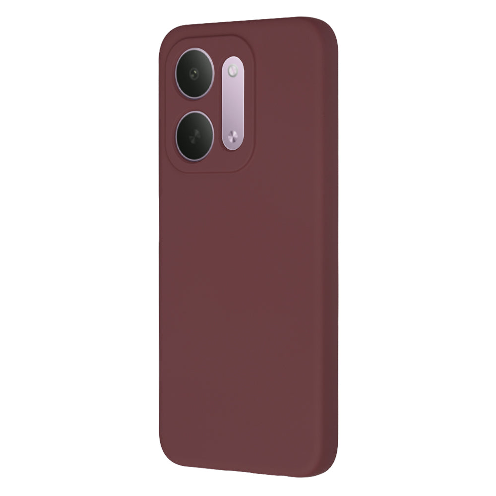 Custodia per Xiaomi Redmi 17C 5G, Techsuit, SoftFlex, color bordeaux