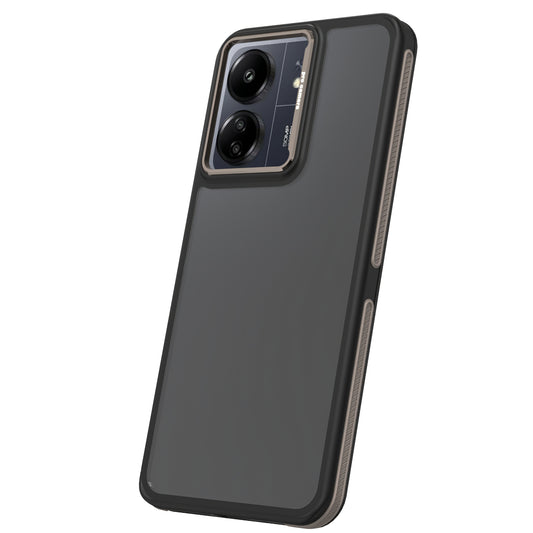 Custodia per Xiaomi Poco M6 / Redmi 13C 5G, OEM, Crystal Black, Grigio