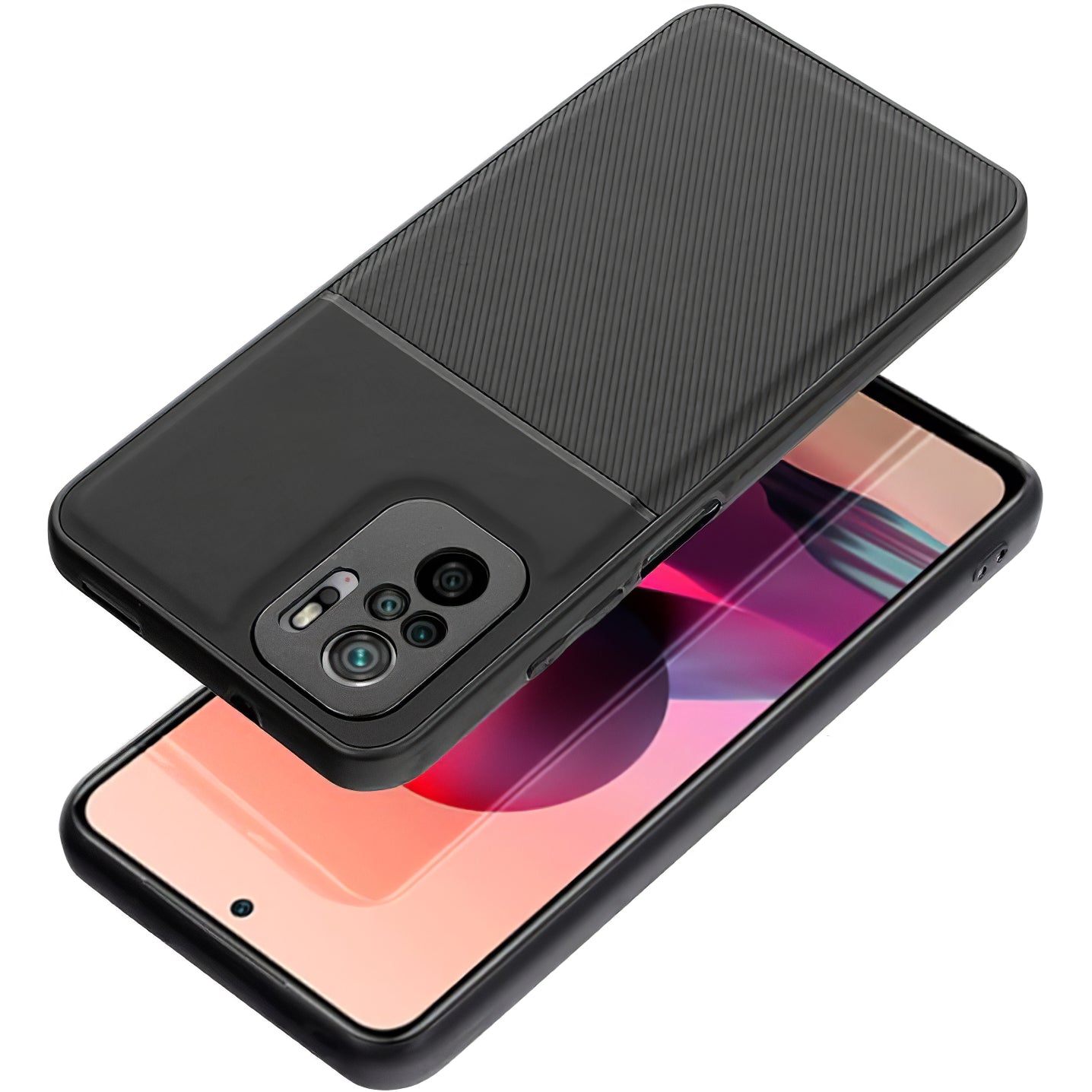 Custodia per Xiaomi Redmi Note 10 Pro Max / Note 10 Pro, OEM, Noble, Nera