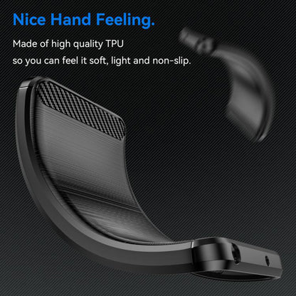Custodia per Xiaomi Redmi 15 5G / 15 4G, Techsuit, Carbonio, Nera