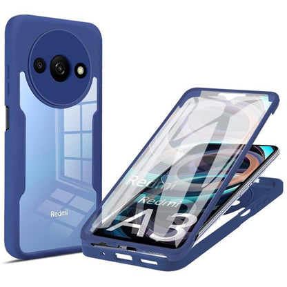 Custodia per Xiaomi Redmi A3x / A3, Techsuit, ColorVerse 360, Blu