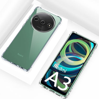 Custodia per Xiaomi Redmi A3x / A3, Techsuit, Shockproof Clear, Trasparente