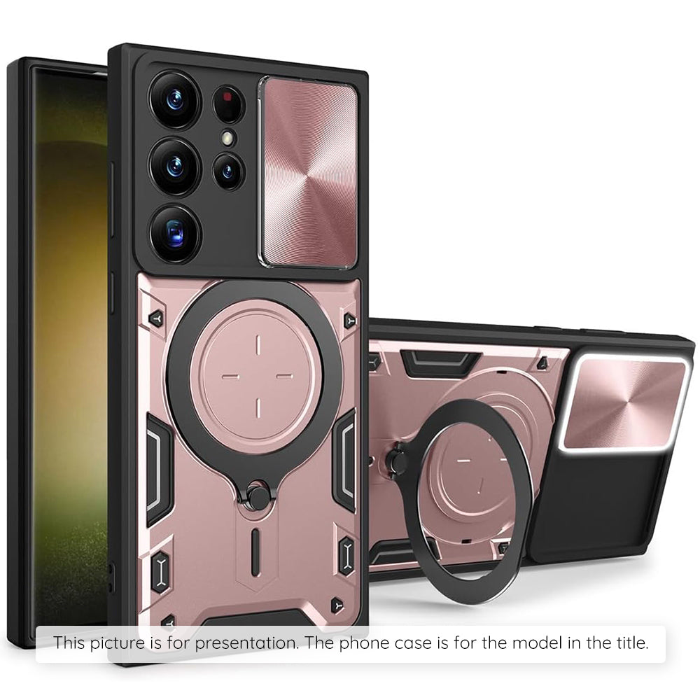 Custodia per Xiaomi Redmi A5 4G (Standard), Techsuit, CamGuard Pro, Rosa Dorato