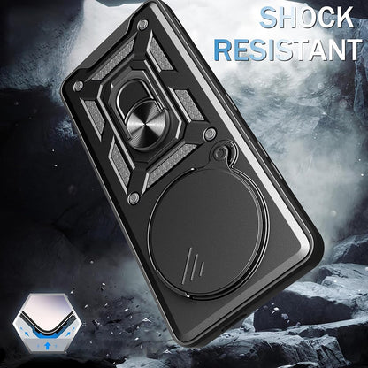 Custodia per Xiaomi Redmi A5 4G (Standard), Techsuit, CamShield, Nera