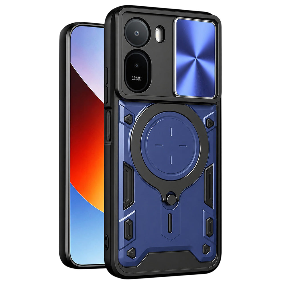 Custodia per Xiaomi Redmi A7 Pro 4G, Techsuit, CamGuard Pro, Blu