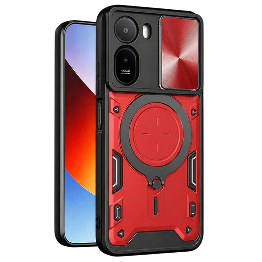 Custodia per Xiaomi Redmi A7 Pro 4G, Techsuit, CamGuard Pro, Rossa