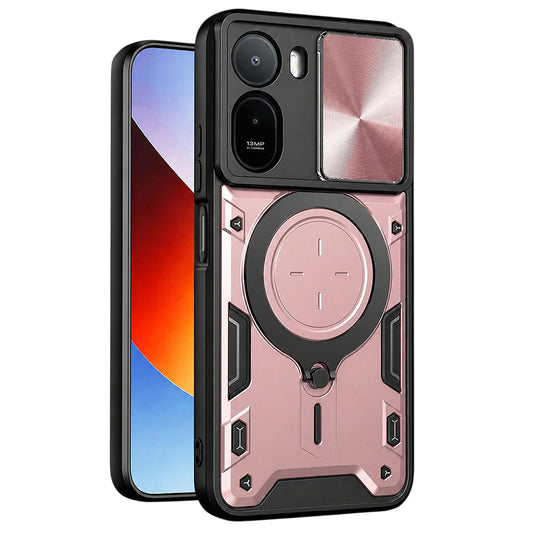 Custodia per Xiaomi Redmi A7 Pro 4G, Techsuit, CamGuard Pro, Rosa Oro