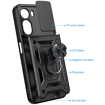 Custodia per Xiaomi Redmi A7 Pro 4G, Techsuit, CamShield, Blu