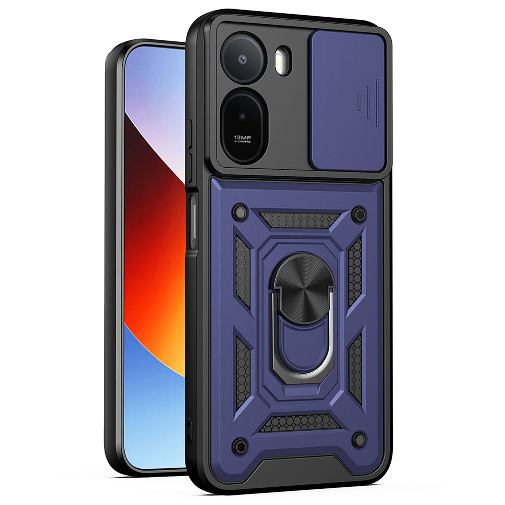 Custodia per Xiaomi Redmi A7 Pro 4G, Techsuit, CamShield, Blu