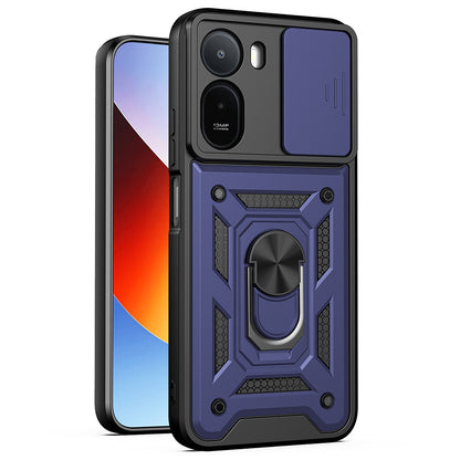 Custodia per Xiaomi Redmi A7 Pro 4G, Techsuit, CamShield, Blu