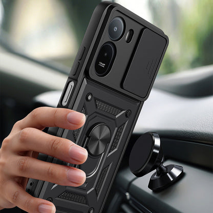 Custodia per Xiaomi Redmi A7 Pro 4G, Techsuit, CamShield, Nera