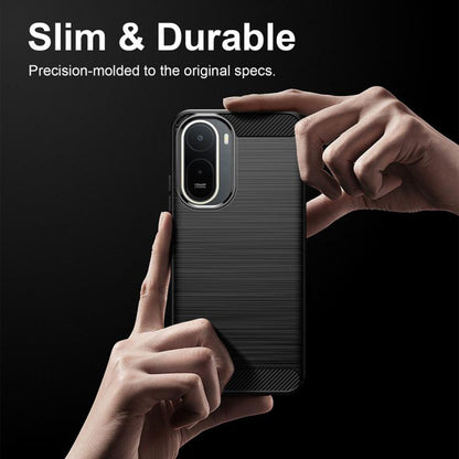 Custodia per Xiaomi Redmi A7 Pro 4G, Techsuit, Carbonio, Nera