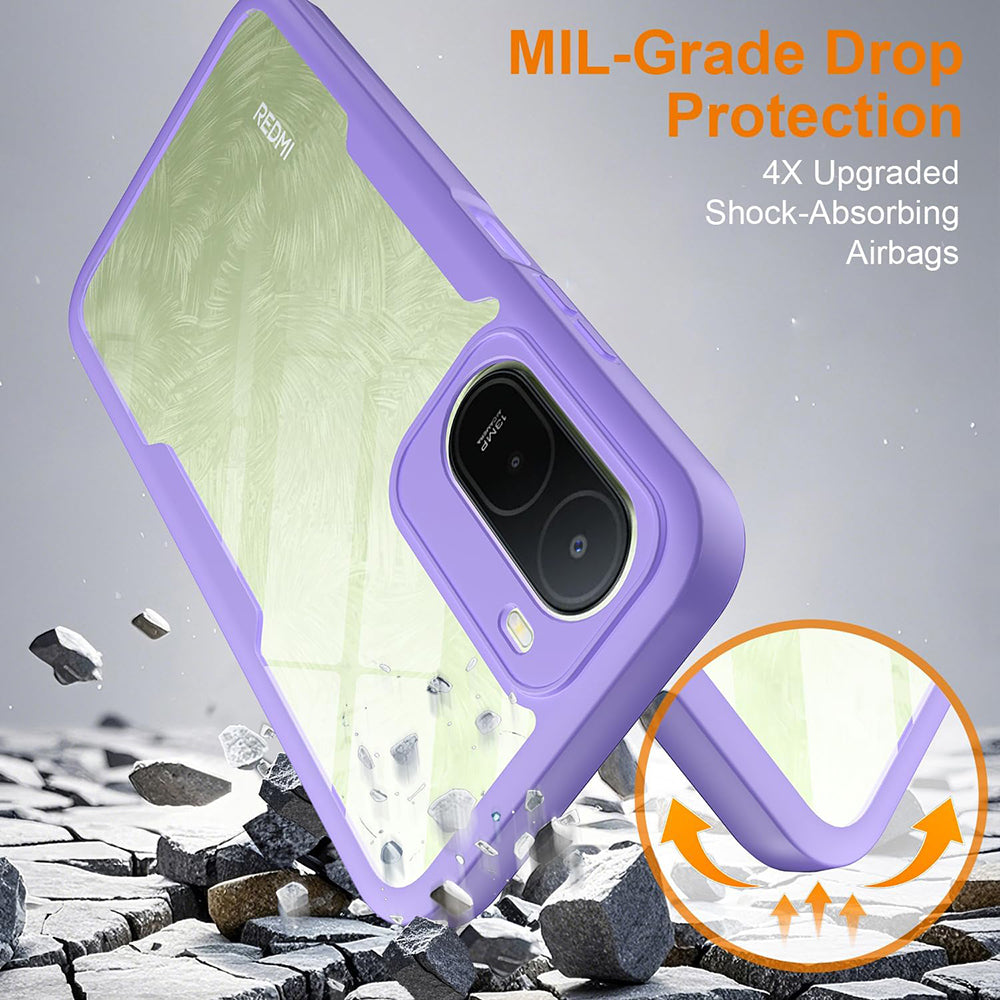 Custodia per Xiaomi Redmi A7 Pro 4G, Techsuit, ColorVerse 360, Viola