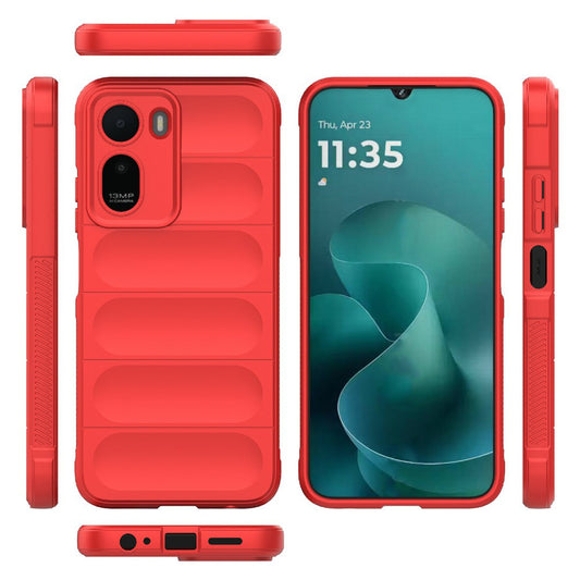 Custodia per Xiaomi Redmi A7 Pro 4G, Techsuit, Magic Shield, Rossa