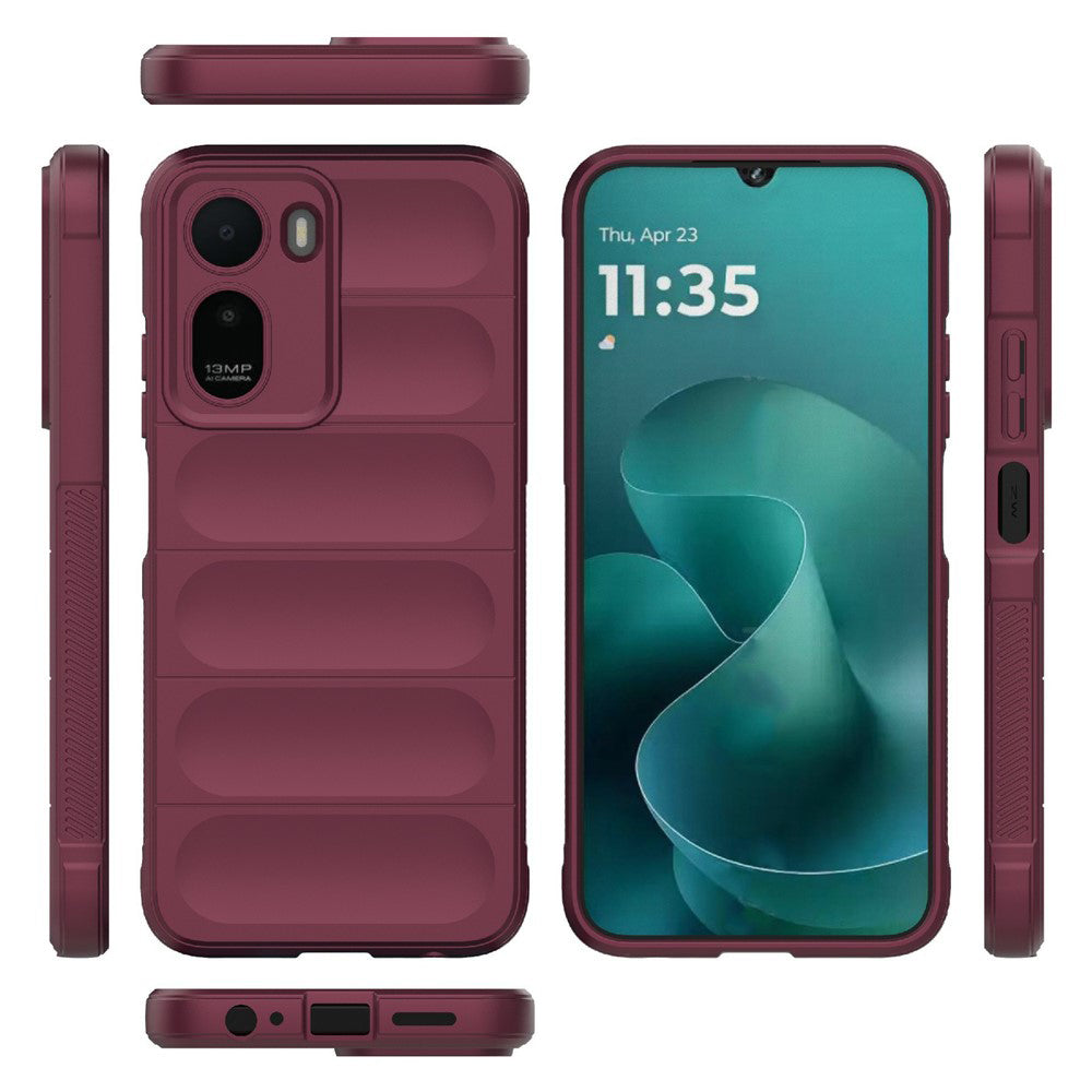 Custodia per Xiaomi Redmi A7 Pro 4G, Techsuit, Magic Shield, Vinaccia