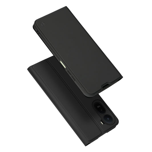 Custodia per Xiaomi Redmi A7 Pro 4G, Techsuit, Magskin Book, Nera