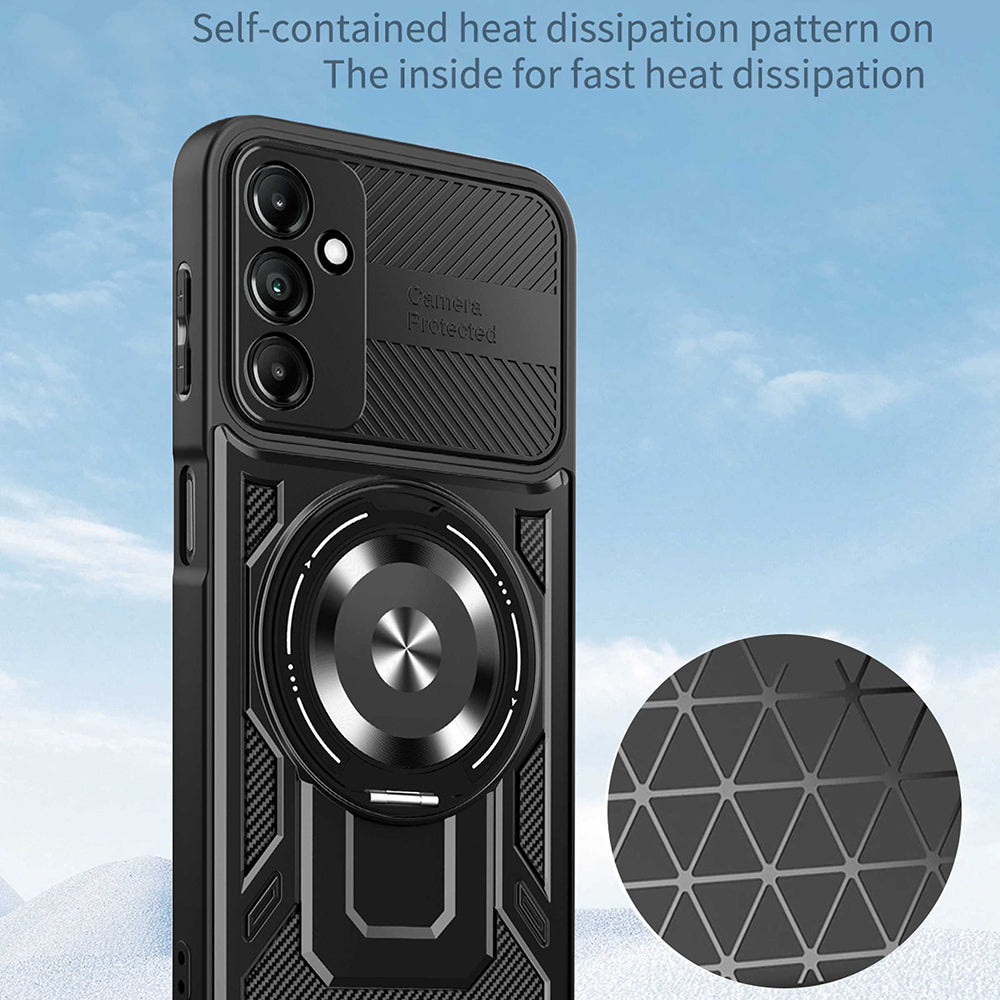 Custodia per Xiaomi Redmi A7 Pro 4G, Techsuit, RuggedCam, Blu
