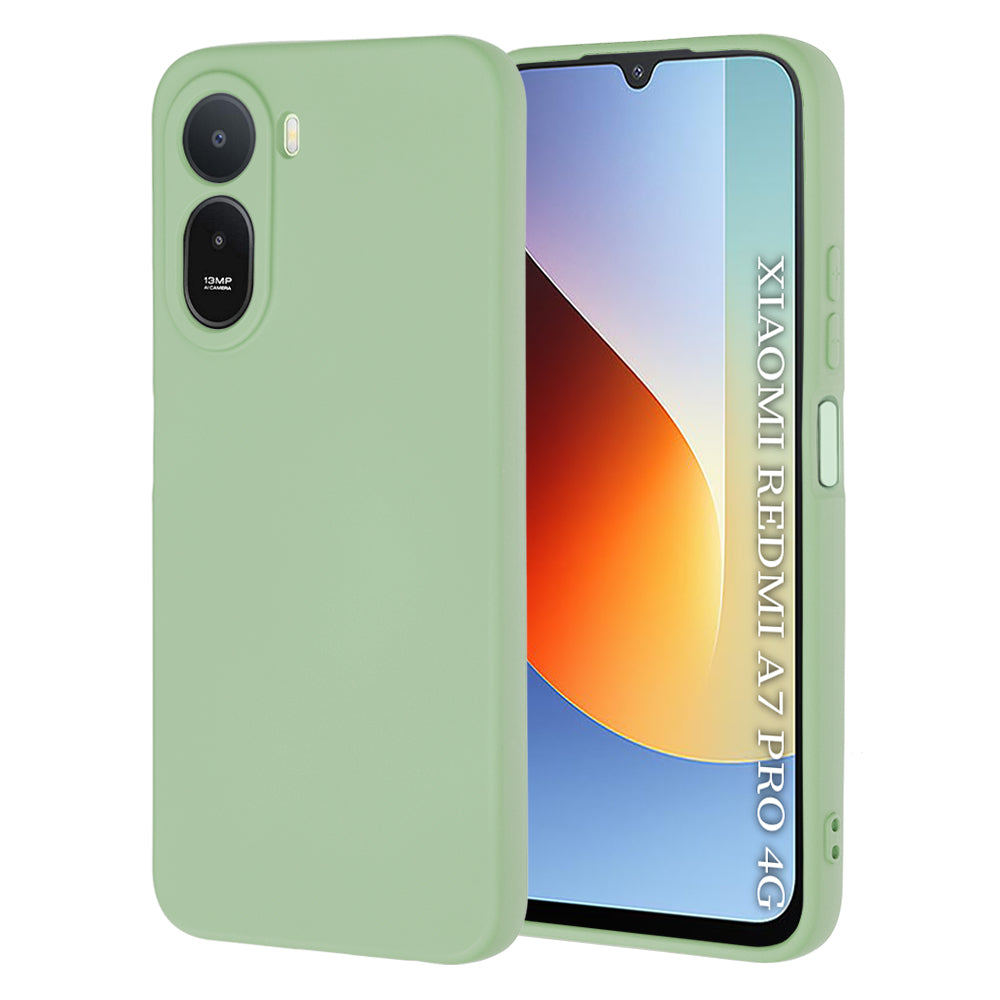 Custodia per Xiaomi Redmi A7 Pro 4G, Techsuit, SoftFlex, Verde Chiaro