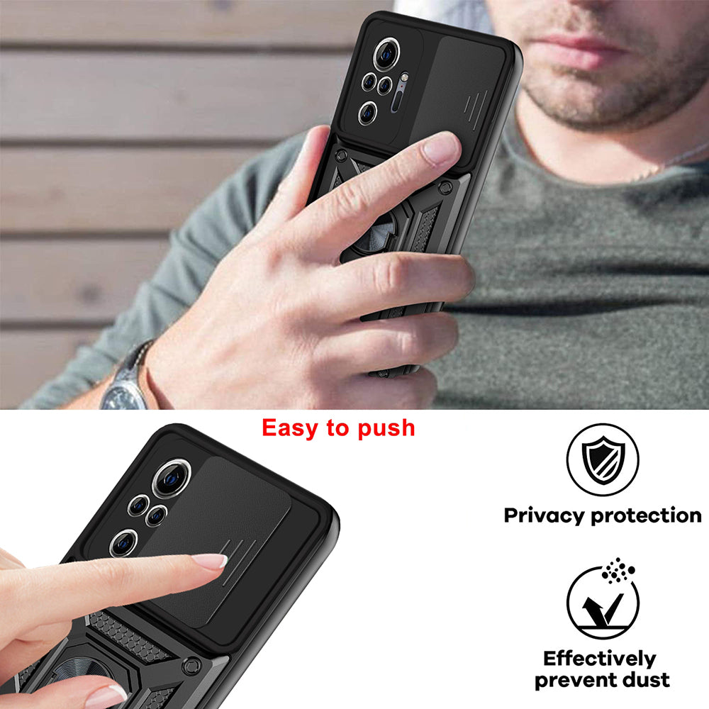 Custodia per Xiaomi Redmi Note 10 Pro Max / Note 10 Pro, Techsuit, CamShield, Nera