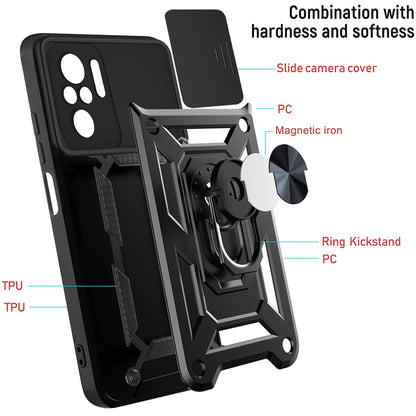 Custodia per Xiaomi Redmi Note 10 Pro Max / Note 10 Pro, Techsuit, CamShield, Nera