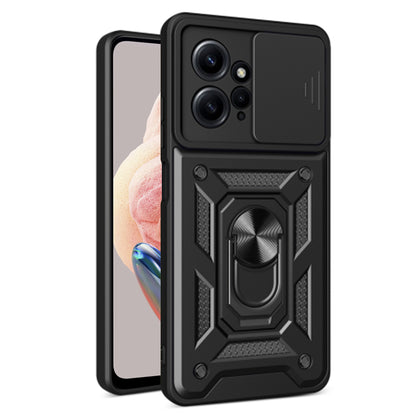 Custodia per Xiaomi Redmi Note 12 4G, Techsuit, CamShield, Nera